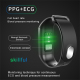 Bracelet Connecté Bluetooth IPX67 Étanche Écran TFT Couleur 1.14 Pouces Surveillance Santé et Sommeil Rappel Appels - www.yon...