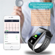 Bracelet Connecté Bluetooth IPX67 Étanche Écran TFT Couleur 1.14 Pouces Surveillance Santé et Sommeil Rappel Appels - www.yon...