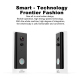 Interphone Vidéo Intelligent 1080P WiFi Détection de Mouvement Infrarouge Vision Nocturne Intercom Bidirectionnel Stockage Cl...