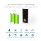 Interphone Vidéo Intelligent 1080P WiFi Détection de Mouvement Infrarouge Vision Nocturne Intercom Bidirectionnel Stockage Cl...