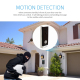 Interphone Vidéo Intelligent 1080P WiFi Détection de Mouvement Infrarouge Vision Nocturne Intercom Bidirectionnel Stockage Cl...