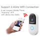 Interphone Vidéo WiFi Intelligent 720P Avec Vision Nocturne Et Surveillance À Distance - www.yonis-shop.com