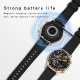 Montre Connectée Or avec Appel Bluetooth NFC et Suivi Sportif Écran TFT 1.32 Pouces Fonctions Santé et Divertissement Compati...