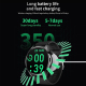 Montre Connectée Étanche IP67 Avec Appels Bluetooth Et Suivi De Santé Bracelet Silicone Noir 1.46 Pouces Paiement Alipay Et N...