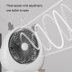 Ventilateur De Bureau USB Portable Avec Oreilles Animales 3 Vitesses Silencieux Batterie 1200 mAh Orientable 10 W - www.yonis...