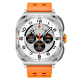 Montre Connectée Étanche IP67 Avec Écouteurs Bluetooth Intégrés Écran 1.53 Pouces Surveillance Oxygène Dans Le Sang Argent - ...