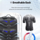 Sac À Dos Ordinateur Imperméable En Cuir Véritable Avec Compartiment Indépendant Et Ports USB - www.yonis-shop.com