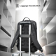 Sac À Dos Ordinateur Imperméable En Cuir Véritable Avec Compartiment Indépendant Et Ports USB - www.yonis-shop.com