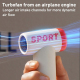 Mini Ventilateur Électrique Portable Multifonction Moteur Brushless 4 Vitesses Jusqu’à 72000 Tr/min Autonomie 1 À 4 H 30 - ww...
