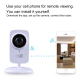 Mini Camera Wifi Sans Fil HD 1.0MP Audio Bidirectionnel Détection de Mouvement Vision Nocturne Infrarouge - www.yonis-shop.com