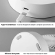 Ventilateur De Table Portable Silencieux USB Type-C Avec Batterie 4000 mAh Oscillation 135° Et Vitesse Réglable - www.yonis-s...