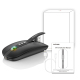 Souris Sans Fil 2400DPI Dual Mode 2.4GHz Bluetooth 5.1 Métallique Grise Haute Précision 6 Boutons Mute Design Longue Durée Ba...