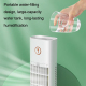 Ventilateur De Bureau USB Rafraîchisseur D Air Avec Humidification 3 Vitesses Réservoir 300 Ml Silencieux Sous 36 Db Lumière ...