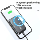 Chargeur Sans Fil Voiture Puissant Magnétique 15W Support QI Aluminium Design Épuré Multi-Angle - www.yonis-shop.com