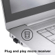 Souris Sans Fil Optique Silencieuse Avec Récepteur Micro USB Pour Bureau Et Ordinateur - www.yonis-shop.com