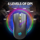 Souris Sans Fil 4800DPI RGB Rechargeable Type-C Haute Précision 7 Boutons - www.yonis-shop.com