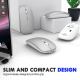 Souris Sans Fil Silencieuse Pour Ordinateur Portable Avec Affichage De Batterie Et Design Ergonomique - www.yonis-shop.com