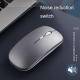 Souris Sans Fil Lumineuse 2400DPI 4 Boutons Ergonomique Silencieuse Compatible USB Bluetooth 5.2 Charge USB - www.yonis-shop.com