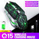 Souris Sans Fil Rechargeable 6 Boutons 1600 DPI avec Lumière Respirante 7 Couleurs Pour Bureau et Gaming - www.yonis-shop.com