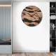 Horloge Murale Décorative Imitation Bois 30cm Design Minimaliste Silencieux Pour Intérieur Moderne - www.yonis-shop.com