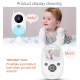 Babyphone Camera Vision Nocturne Intercom Bidirectionnel Musique Écran LCD Température Voix - www.yonis-shop.com