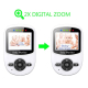 Babyphone Vidéo Sans Fil Pour Bébé Avec Écran LCD 2,4 Pouces Vision Nocturne Infrarouge Et Audio Bidirectionnel - www.yonis-s...