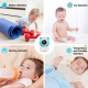Babyphone Camera Vidéo Vision Nocturne Écran 5 Pouces Détection Mouvement et Température