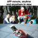 Babyphone Camera Vidéo Vision Nocturne Écran 5 Pouces Détection Mouvement et Température