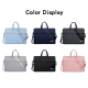 Sacoche Ordinateur Portable 11 Pouces Gris Foncé Étanche Grande Capacité Avec Sangle Discrète et Doublure Douce - www.yonis-s...