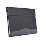 Sacoche Ordinateur Portable Texture Tissu Cuir Bleu Protection Antidérapante Haute Qualité - www.yonis-shop.com