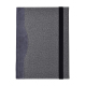 Sacoche Ordinateur Portable Texture Tissu Cuir Bleu Protection Antidérapante Haute Qualité - www.yonis-shop.com