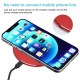 Chargeur Sans Fil 10W Design Tartan Rouge Compatible QI Rapide et Compact - www.yonis-shop.com