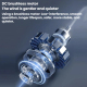 Ventilateur USB Mini De Bureau Mural Silencieux Rechargeable 1200mAh À Moteur Brushless 5 Vitesses Avec Écran Numérique - www...
