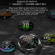Montre Connectée Écran Rond 1.6 Pouces Bluetooth Surveillance Santé 24 Modes Sportifs Étanche Batterie Longue Durée - www.yon...
