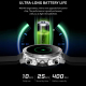 Montre Connectée Sportive Avec Écouteurs Intégrés Écran 1.52 Pouces Moniteur Santé Bluetooth 5.0 Etanche IP67 - www.yonis-sho...