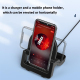 Chargeur Sans Fil Rapide 15W Avec Support Téléphone Blanc Chargement Intelligent Sécurisé Pour Tous Appareils QI - www.yonis-...