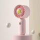 Mini Ventilateur De Poche Portable Silencieux À 3 Vitesses Recharge USB Design Canard Rose