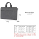 Sacoche Ordinateur Portable Imperméable En Cuir PU Avec Sangle Cachée Pour Ordinateur 15.6 Pouces Couleur Gris Clair - www.yo...