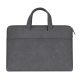 Sacoche Ordinateur Portable Imperméable En Cuir PU Avec Sangle Cachée Pour Ordinateur 15.6 Pouces Couleur Gris Clair - www.yo...