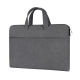 Sacoche Ordinateur Portable Imperméable En Cuir PU Avec Sangle Cachée Pour Ordinateur 15.6 Pouces Couleur Gris Clair - www.yo...