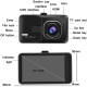 Dashcam HD 1080P Grand Angle Avec Image De Recul Et Enregistrement En Boucle - www.yonis-shop.com