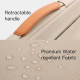 Sacoche Ordinateur Portable Khaki Grande Protection Antichoc Étanche Avec Poignée Confortable - www.yonis-shop.com