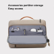 Sacoche Ordinateur Portable Khaki Grande Protection Antichoc Étanche Avec Poignée Confortable - www.yonis-shop.com