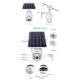 Caméra Surveillance HD 1080P Étanche IP66 Avec Panneau Solaire 4G Vision Nocturne Détection Mouvement Audio Bidirectionnel Av...