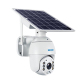 Caméra Surveillance HD 1080P Étanche IP66 Avec Panneau Solaire 4G Vision Nocturne Détection Mouvement Audio Bidirectionnel Av...
