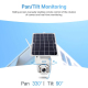 Caméra Surveillance HD 1080P Étanche IP66 Avec Panneau Solaire 4G Vision Nocturne Détection Mouvement Audio Bidirectionnel Av...