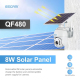 Caméra Surveillance HD 1080P Étanche IP66 Avec Panneau Solaire 4G Vision Nocturne Détection Mouvement Audio Bidirectionnel Av...
