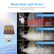 Caméra Surveillance HD 1080P Étanche IP66 Avec Panneau Solaire 4G Vision Nocturne Détection Mouvement Audio Bidirectionnel Av...
