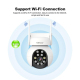 Camera Surveillance Extérieure Wifi 5MP Vision Nocturne Couleur Détection Mouvement Alarme Sonore Lumineuse - www.yonis-shop.com