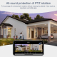 Camera Surveillance AI Détection Humanoïde Vision Nocturne WiFi IP Dome Alarme Protection Extérieure - www.yonis-shop.com